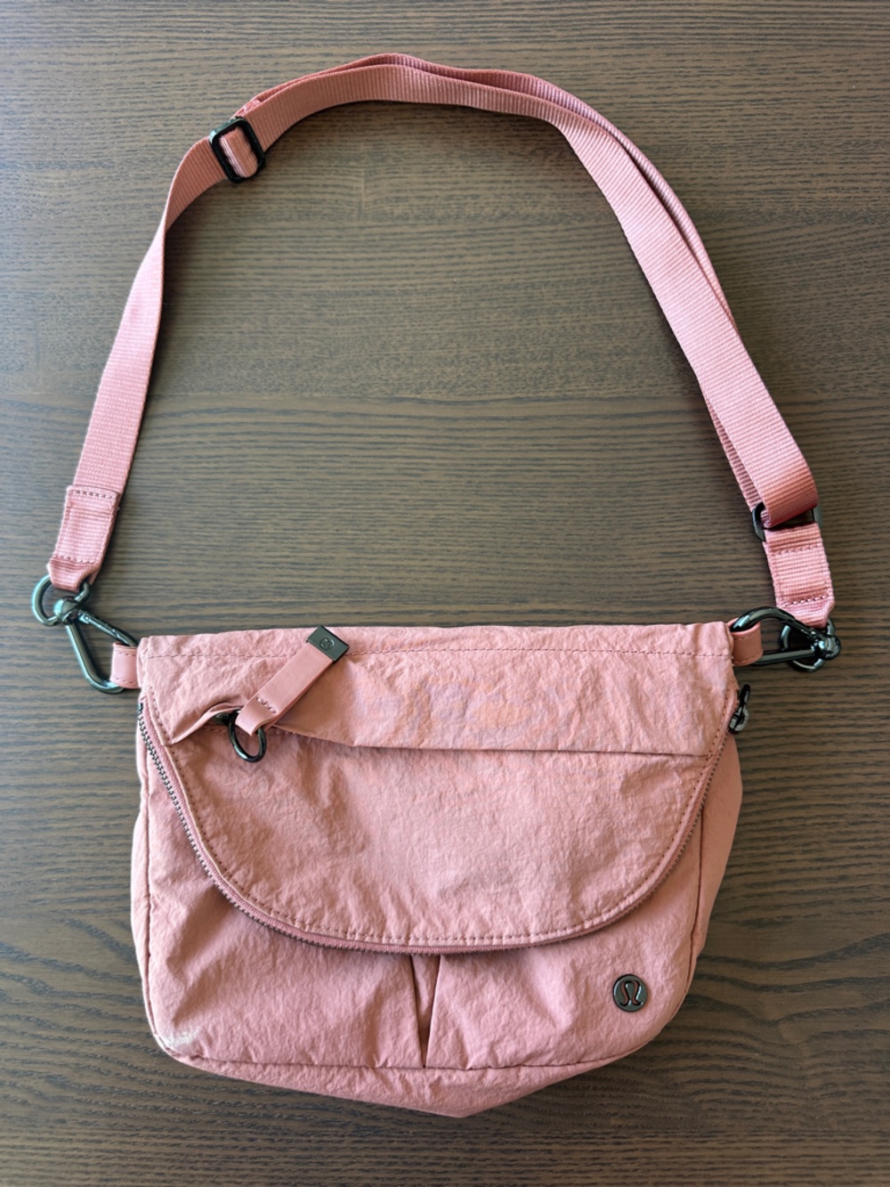 lululemon athletica Dusty Rose Crossbody Bag with Adjustable Strap